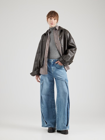 Wide leg Jeans cargo 'LILLI' di Elias Rumelis in blu