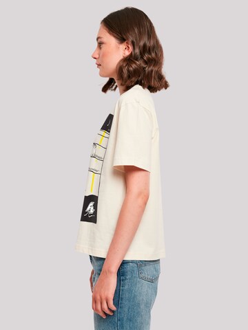 F2 T-Shirt 'Be Free Surfer Style Sommer' in Beige