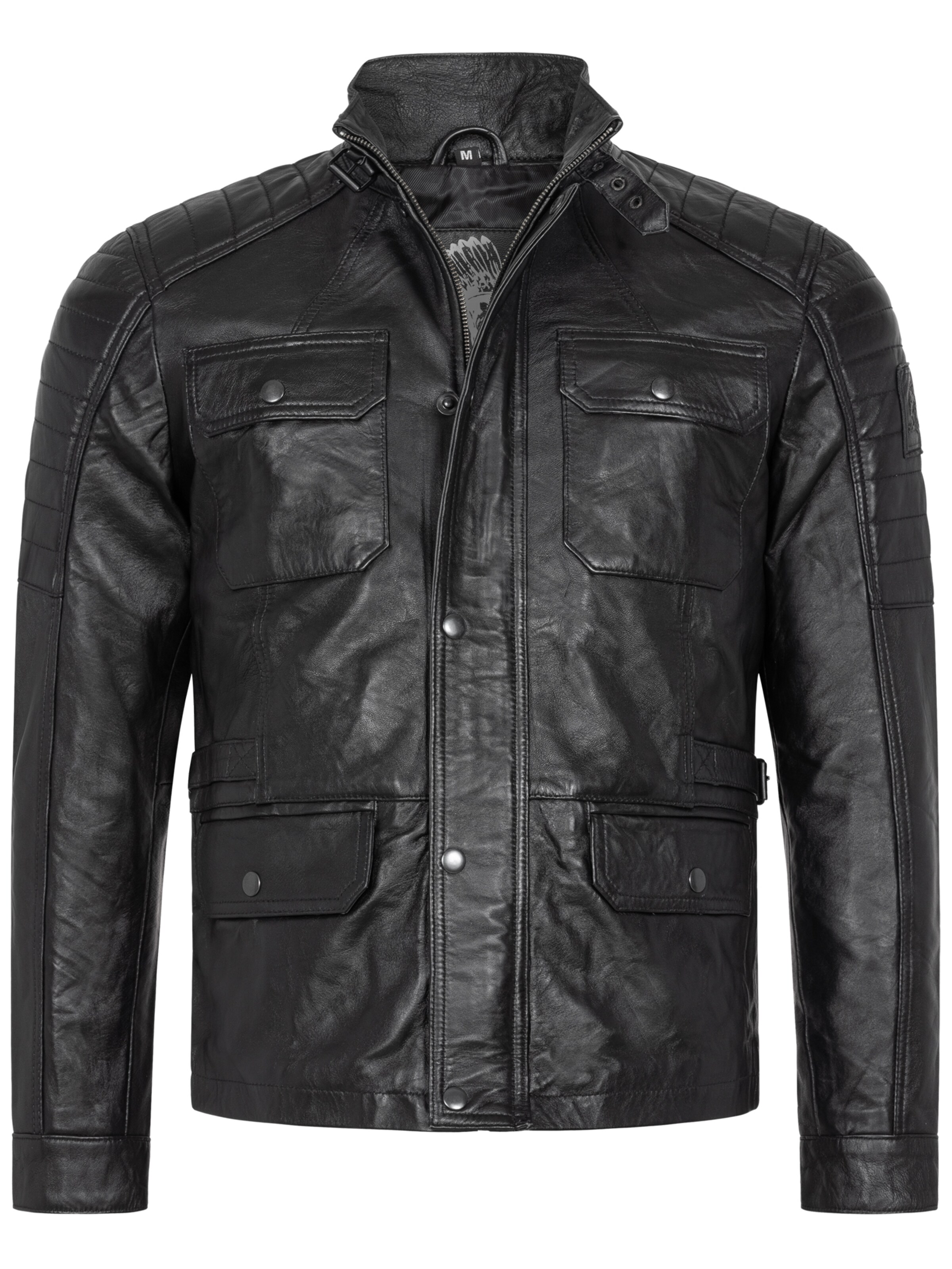 Rock Creek Übergangsjacke in Schwarz: Vorderseite