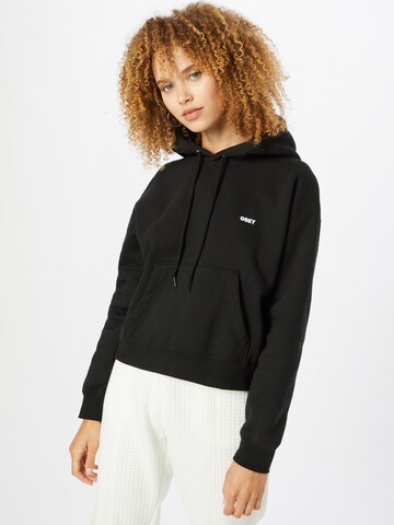 Obey Sweatshirt in Schwarz: predná strana