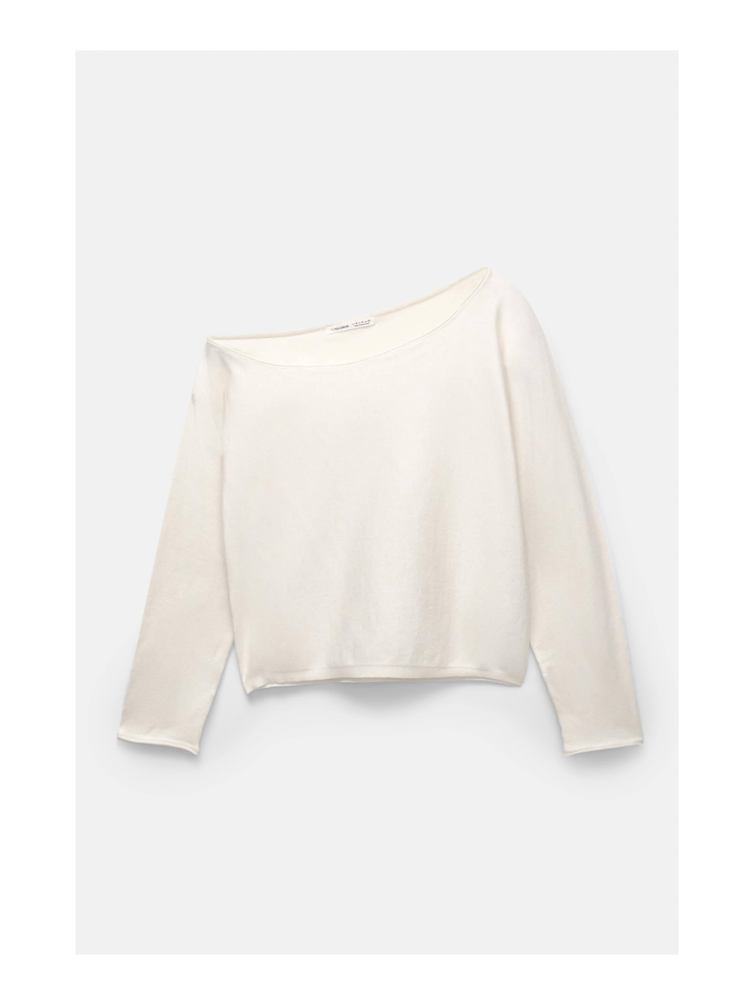 Pull&Bear Svetr – béžová: přední strana