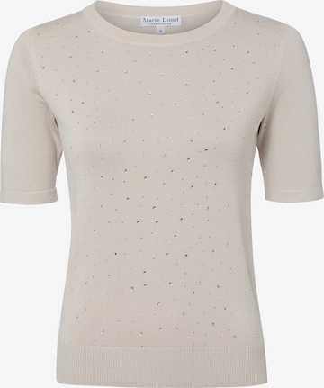 Pull-over Marie Lund en beige : devant