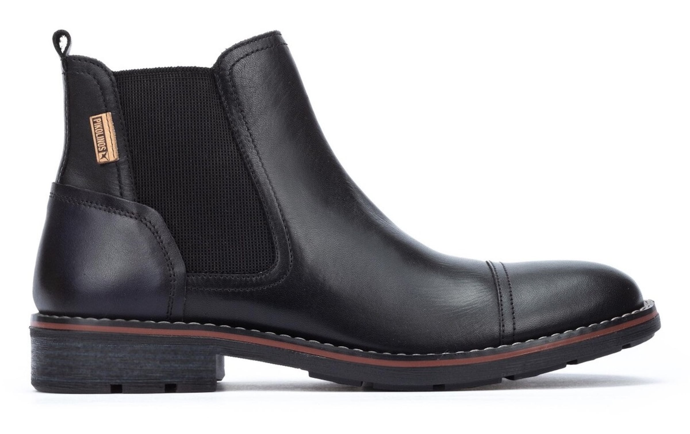 PIKOLINOS Chelsea Boots in Black: front