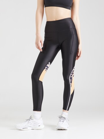 P.E Nation Skinny Workout Pants 'SILVERSTONE' in Black: front