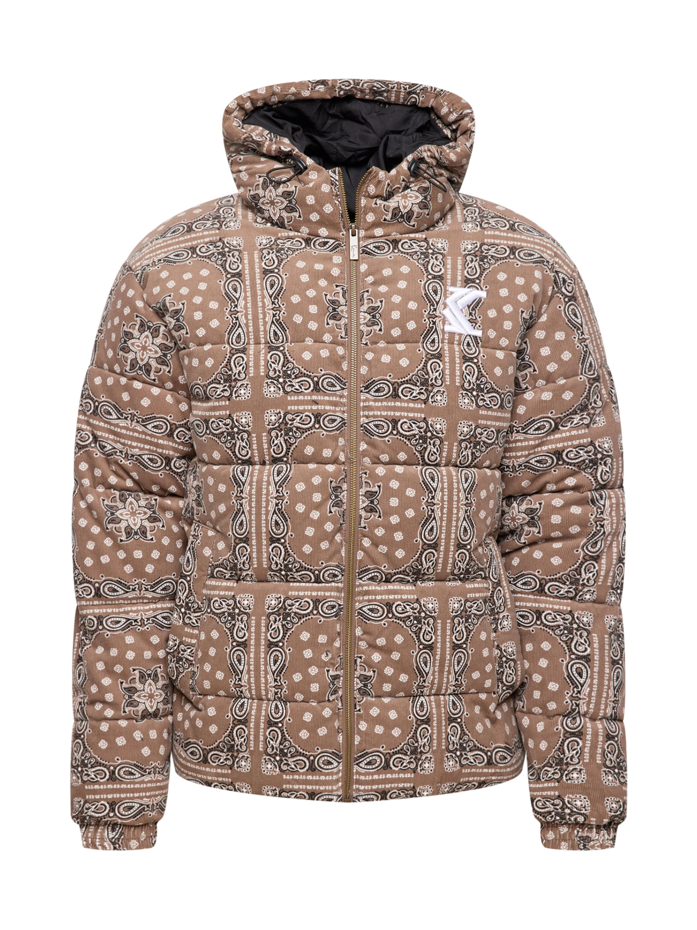 Karl Kani Zimní bunda – béžová: přední strana