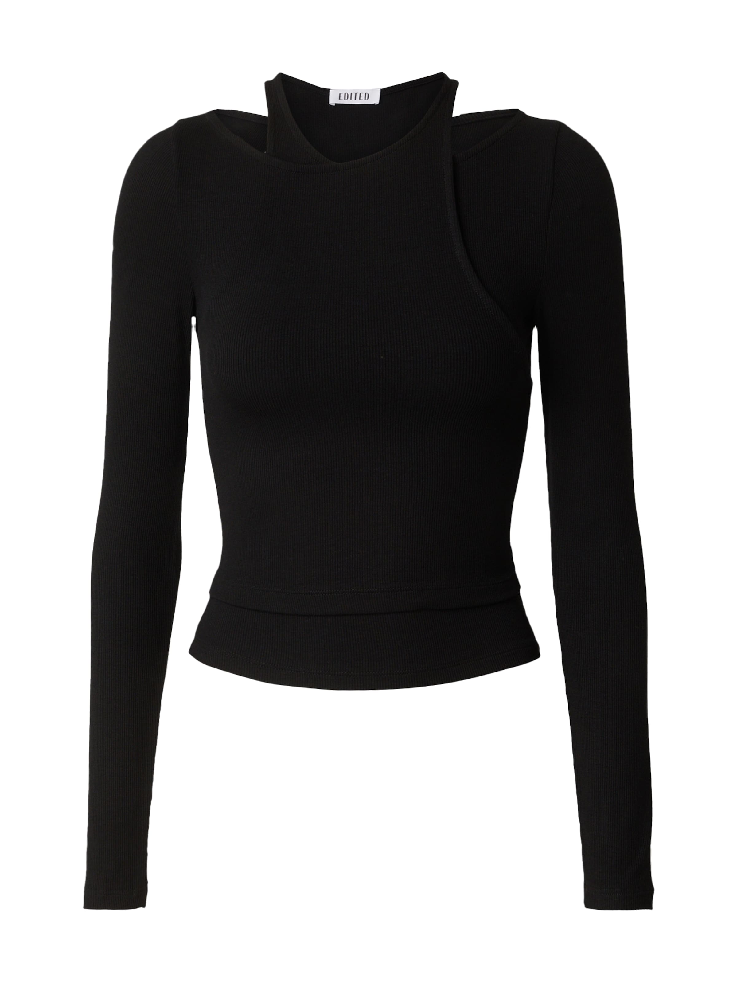 EDITED Póló 'Sanoe' - fekete: elől