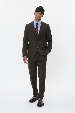 Matinique Slim Fit Jakke 'George' i brun