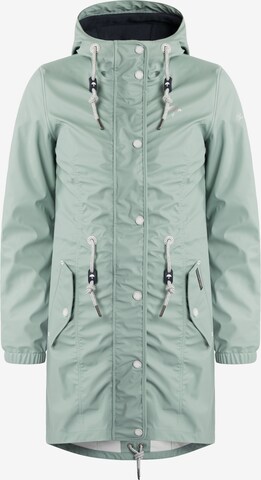 Schmuddelwedda Raincoat in Green: front