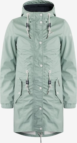 Schmuddelwedda Raincoat in Green: front