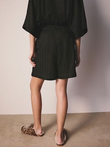 Wide Leg Pantalon Next en noir