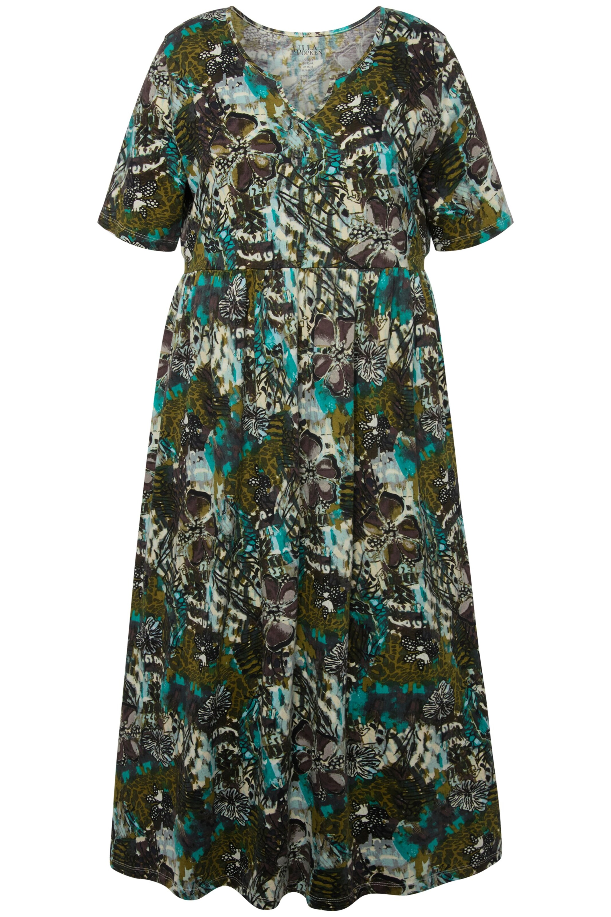 Ulla Popken Kleid in Mischfarben: Vorderseite