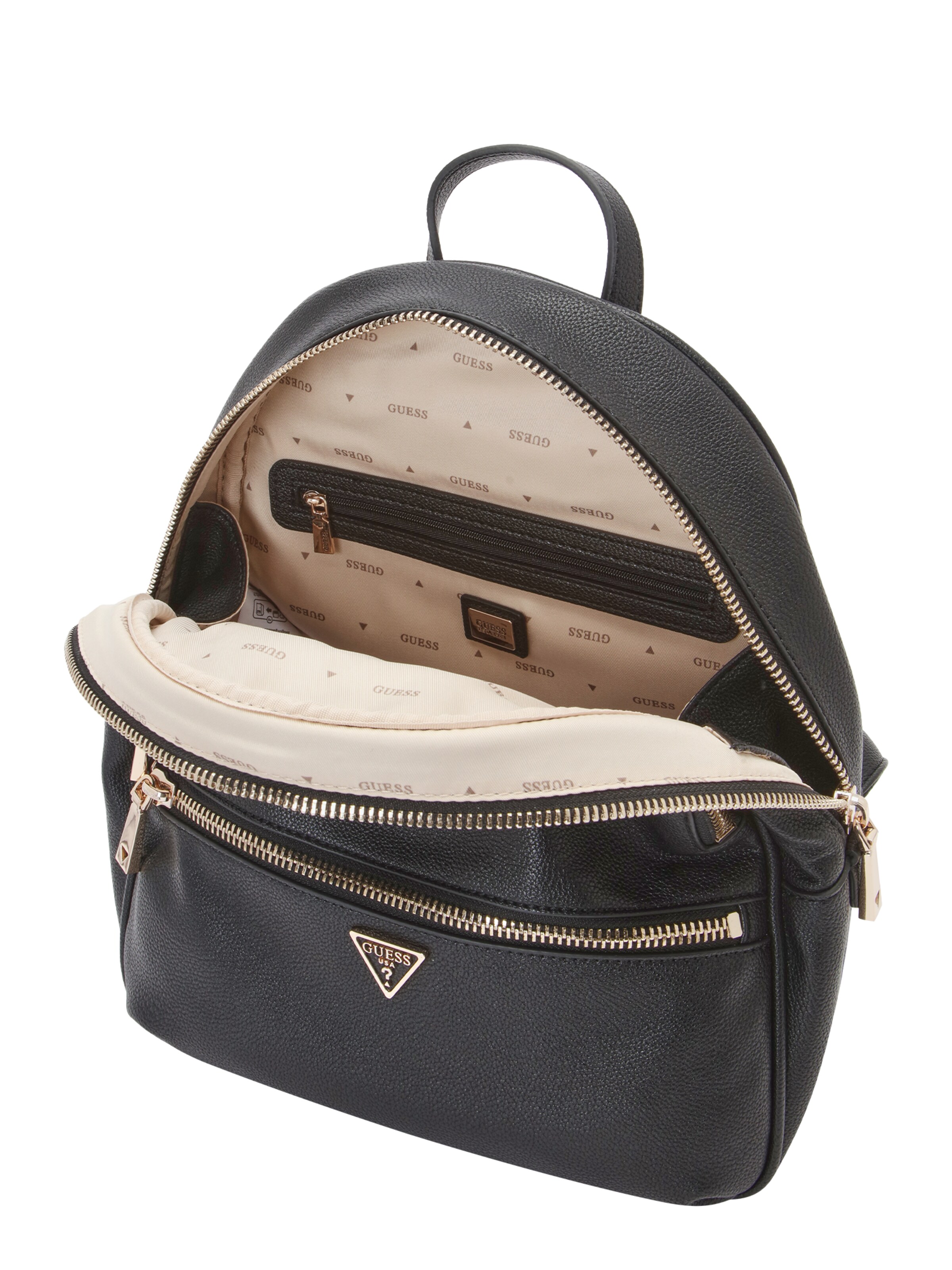 GUESS Rucksack'MANHATTAN II LARGE BACKPACK' in Schwarz