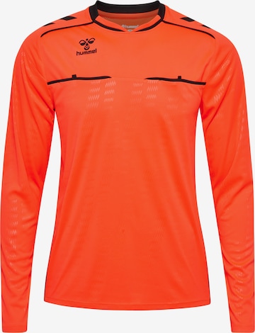 T-Shirt fonctionnel Hummel en orange : devant