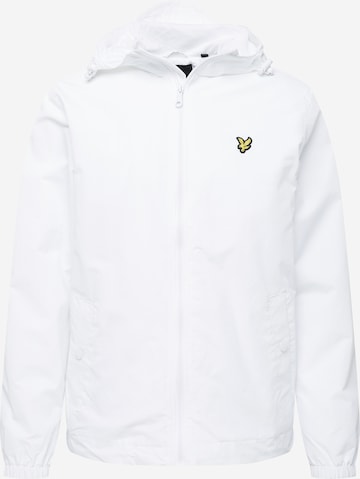 Veste mi-saison Lyle & Scott en blanc : devant