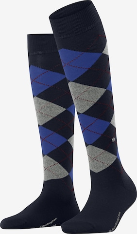 BURLINGTON Overknee Strümpfe 'Marylebone' in Blau: Vorderseite
