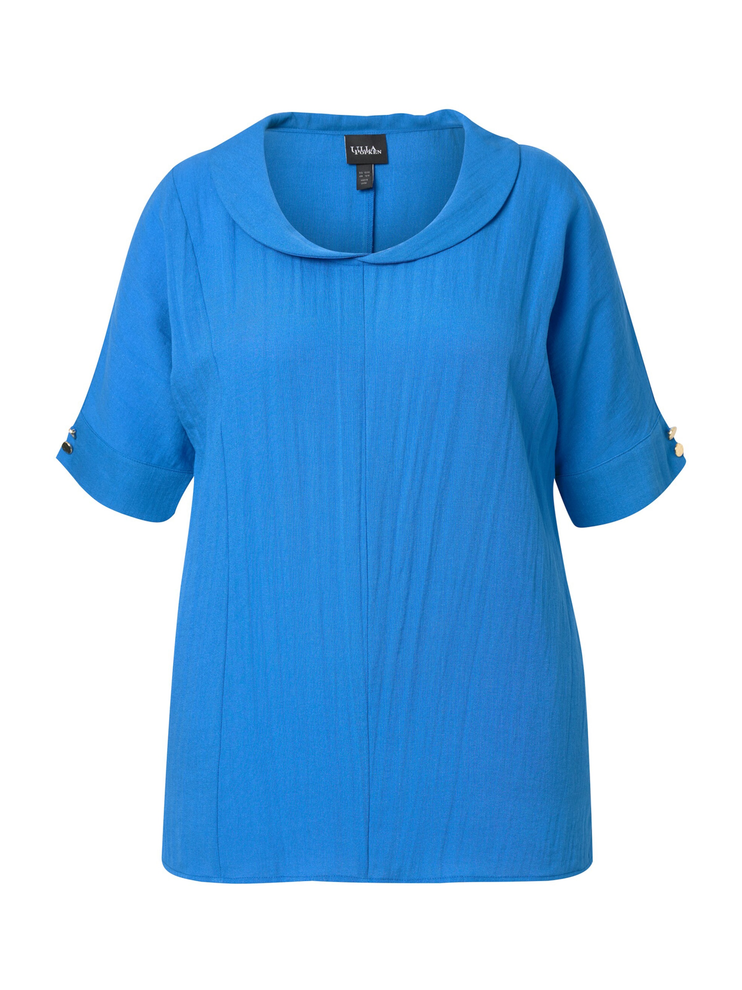 Ulla Popken Bluse in Blau: Vorderseite