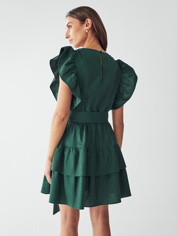St MRLO Kleid 'DENNY' in Grün: Rückseite