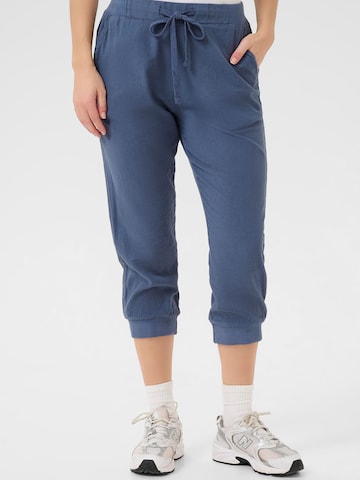 Effilé Pantalon 'KANaya' Kaffe en bleu : devant