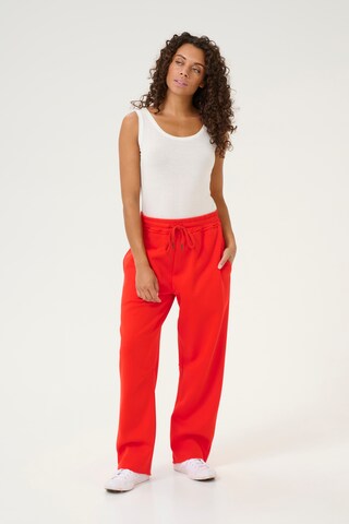 Loosefit Pantalon CULTURE en rouge