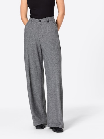 Wide Leg Pantalon chino 'Cinzia' Gang en gris : devant