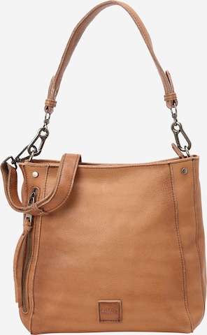 FREDsBRUDER Shoulder Bag 'Mila' in Brown: front