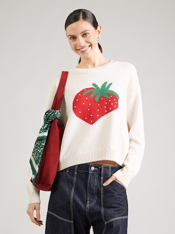 ONLY - Pullover 'ONLELISE' em bege: frente