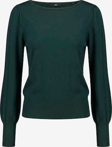 Pullover di zero in verde: frontale