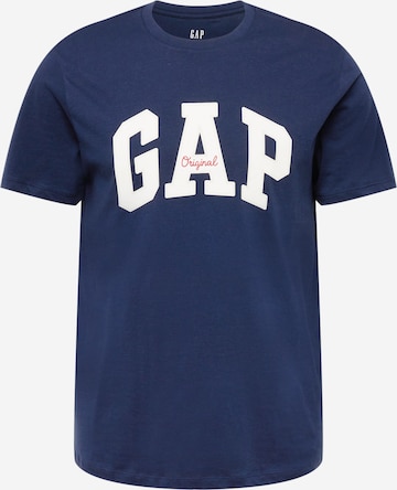 GAP Regular fit Shirt in Blue: front