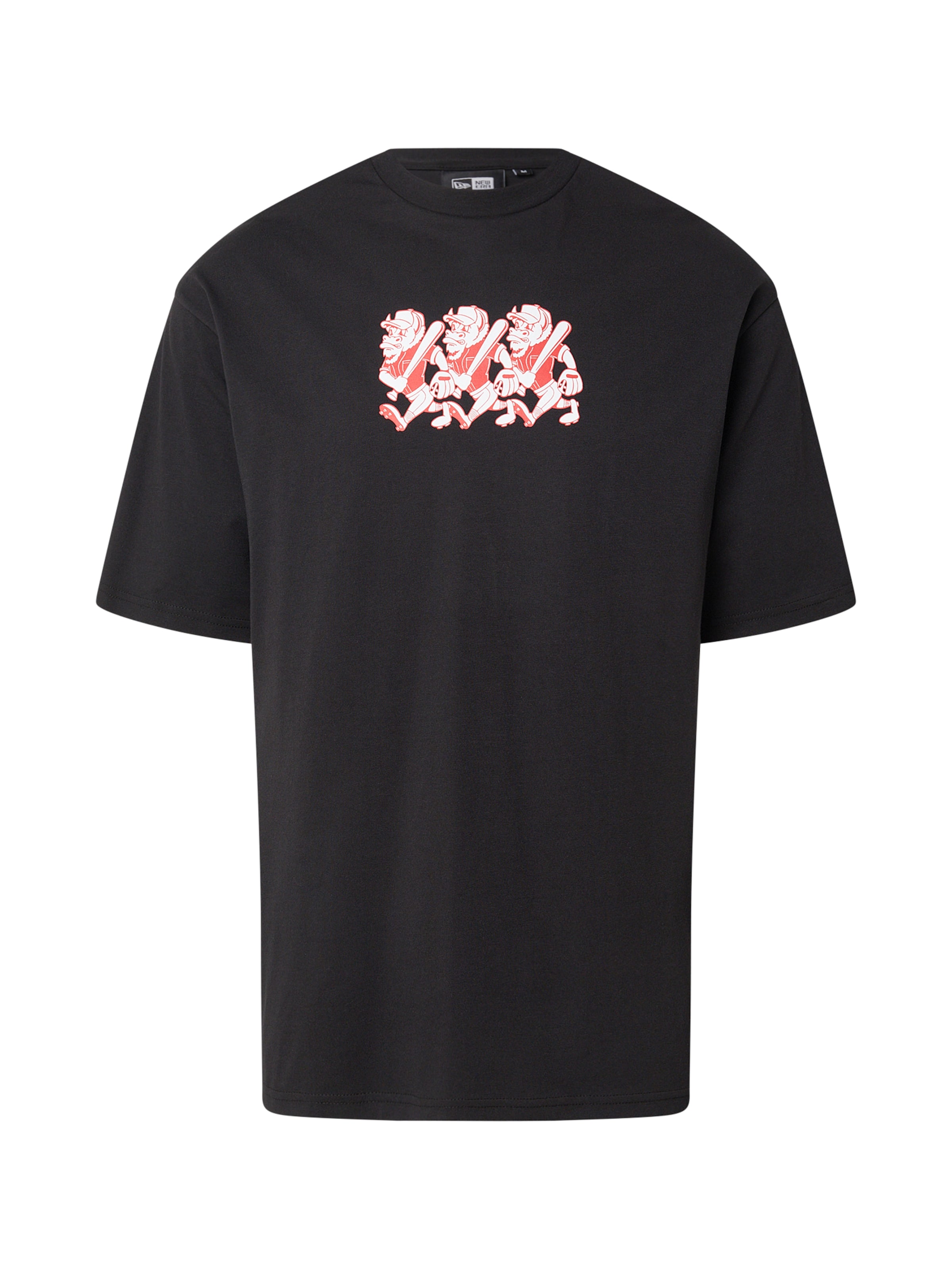 NEW ERA - Camiseta en negro: frente