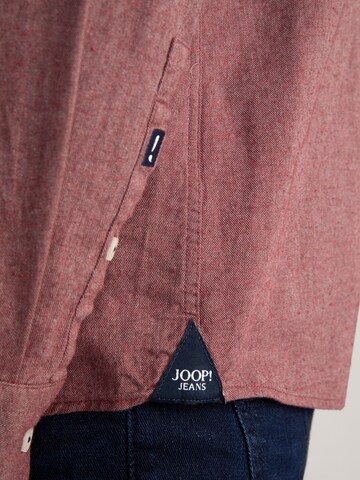 JOOP! Jeans Regular fit Button Up Shirt 'Hanson' in Red