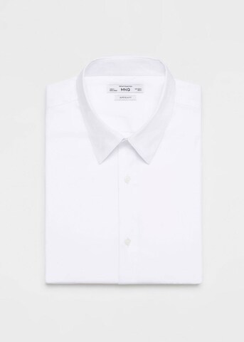 MANGO MAN Slim fit Button Up Shirt 'Emotion' in White