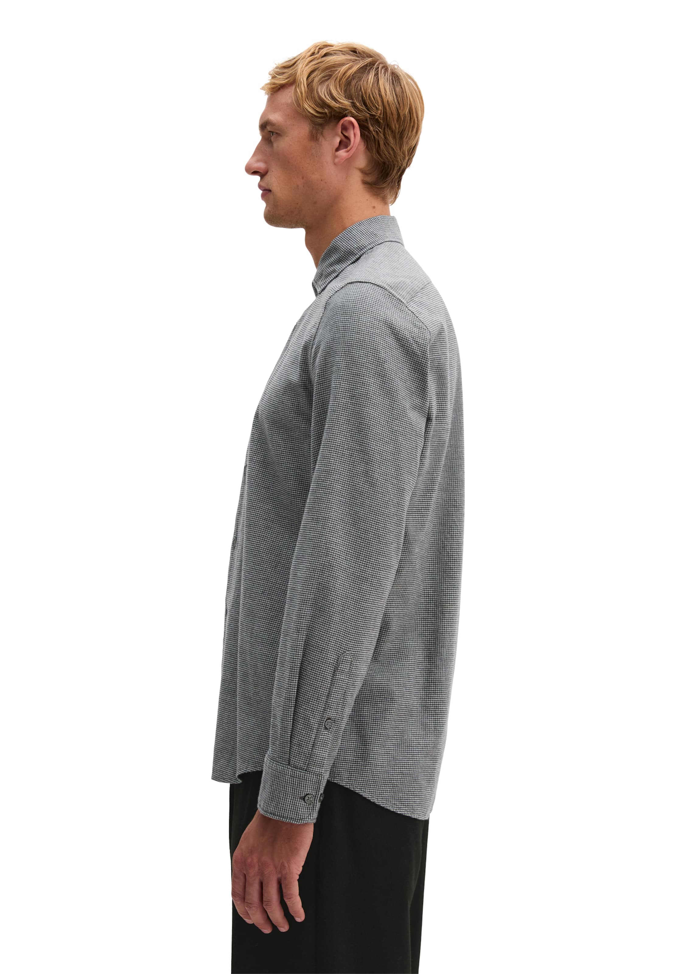 Marc O'Polo Slim Fit Hemd in Grau: Seite