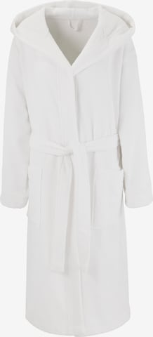 MY HOME Long Bathrobe in White: front