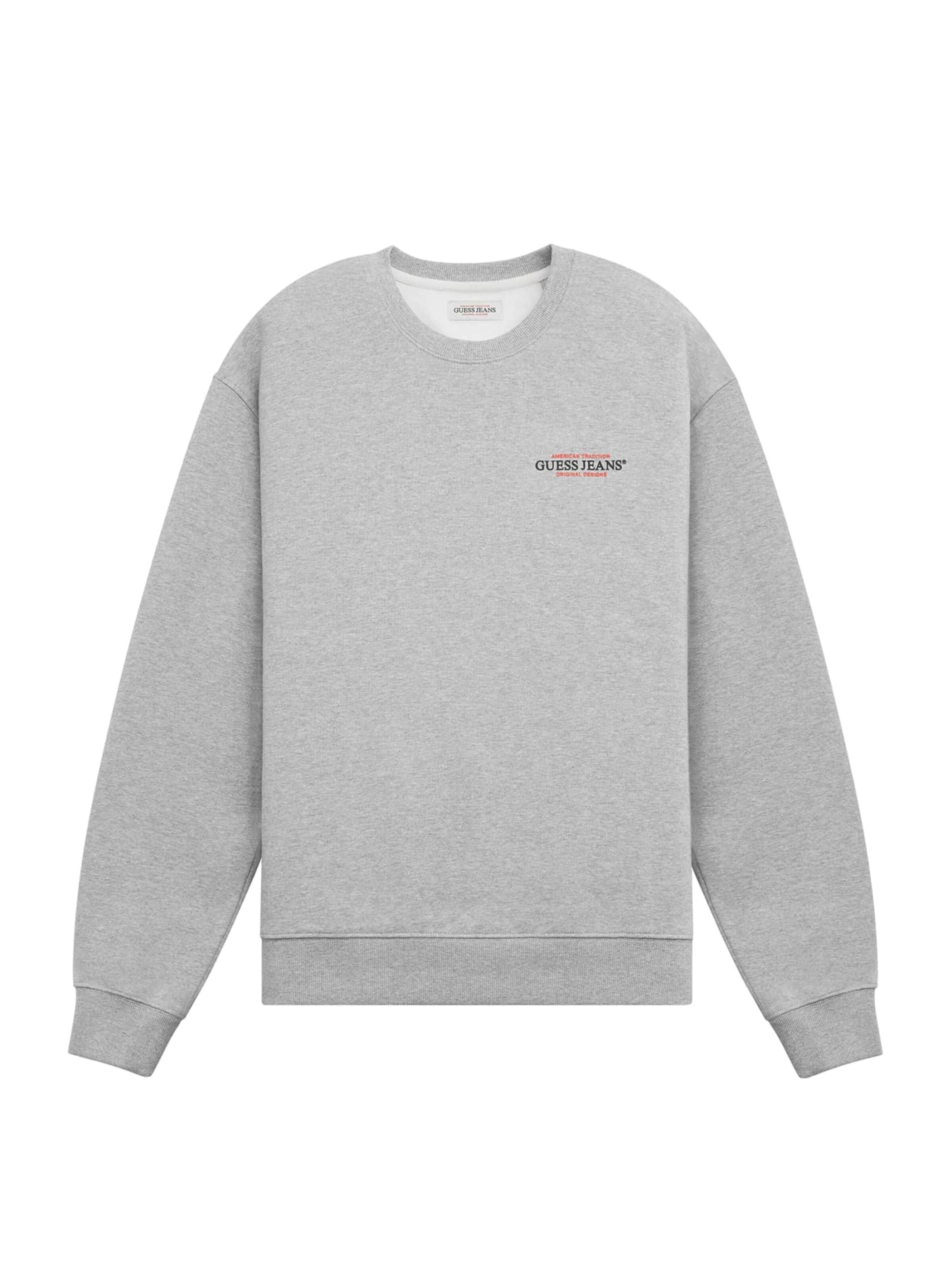 GUESS JEANS Sweatshirt in Grau: Vorderseite