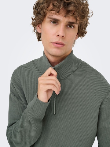 Pullover 'NSPHIL' di Only & Sons in grigio