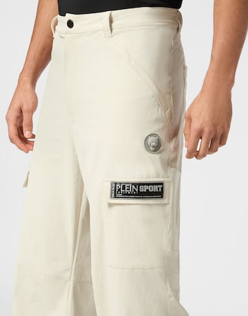 Plein Sport Loosefit Cargobroek 'Scratch' in Beige