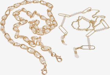 Urban Classics Brillenkette in Gold: Vorderseite