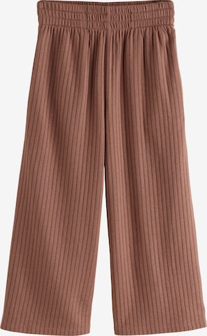 Next Wide Leg Housut värissä ruskea: etupuoli