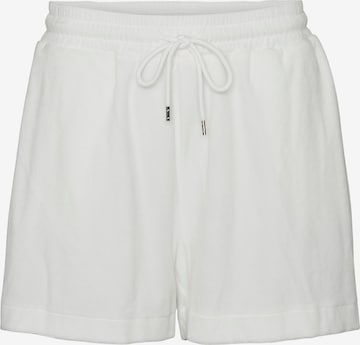 VERO MODA Pants 'Unica' in White: front