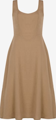 FRESHLIONS Zomerjurk in Bruin: voorkant