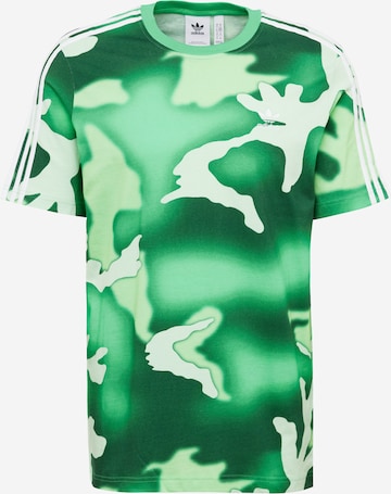 ADIDAS ORIGINALS T-Shirt 'Graphics Camo Allover Print' in Grün: predná strana