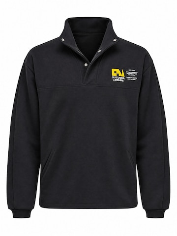 Sweat-shirt Grimelange en noir : devant