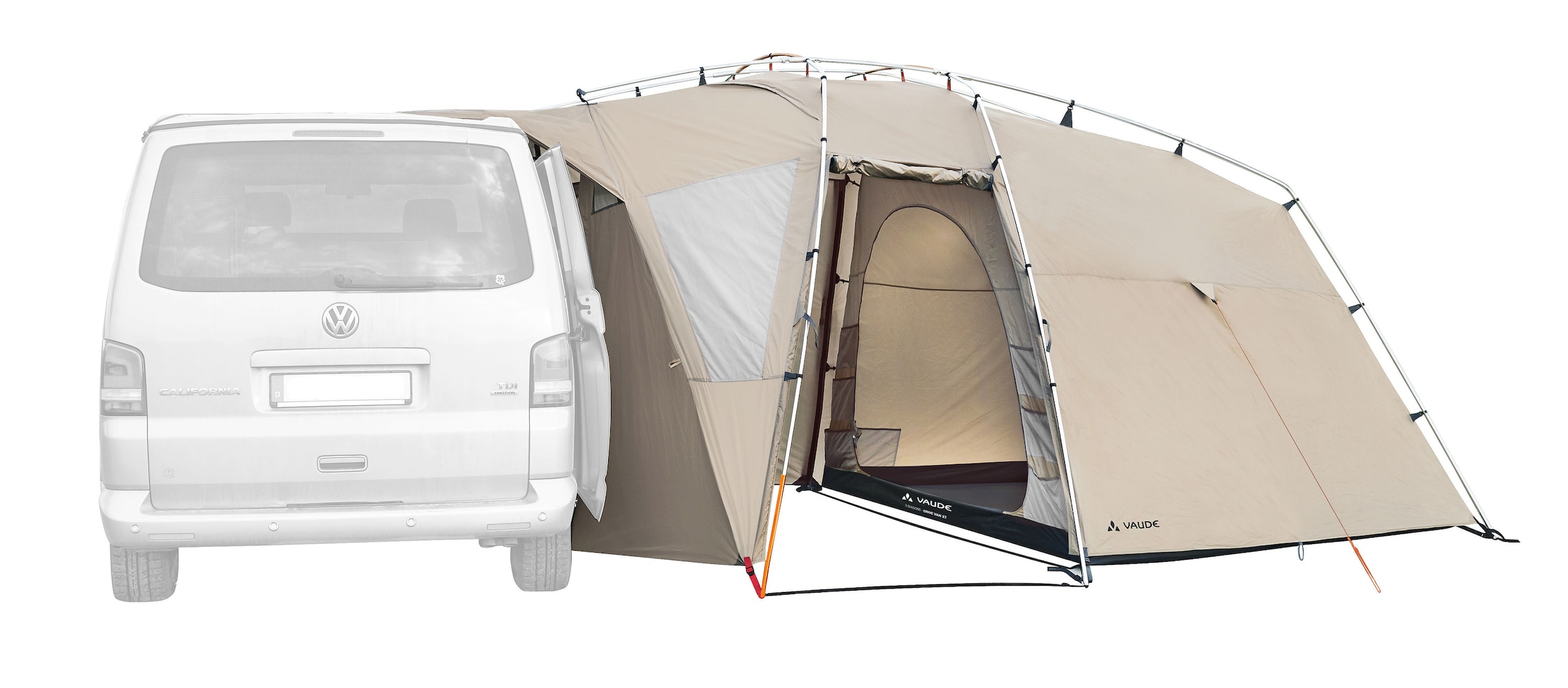 VAUDE Zelt 'Drive Van XT 5P' in Beige: Vorderseite
