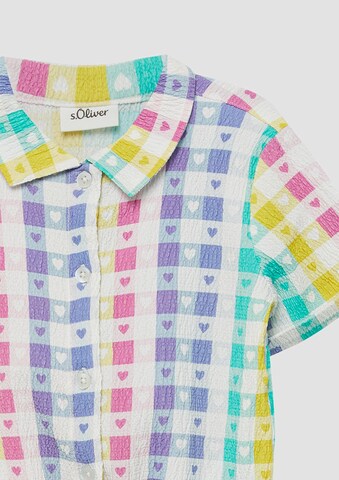 s.Oliver Μπλούζα σε λευκό