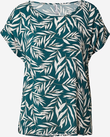 Sublevel - Blusa en verde: frente