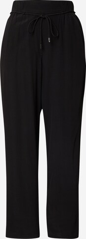 s.Oliver BLACK LABEL Szeroka nogawka Spodnie w kolorze czarny: przód