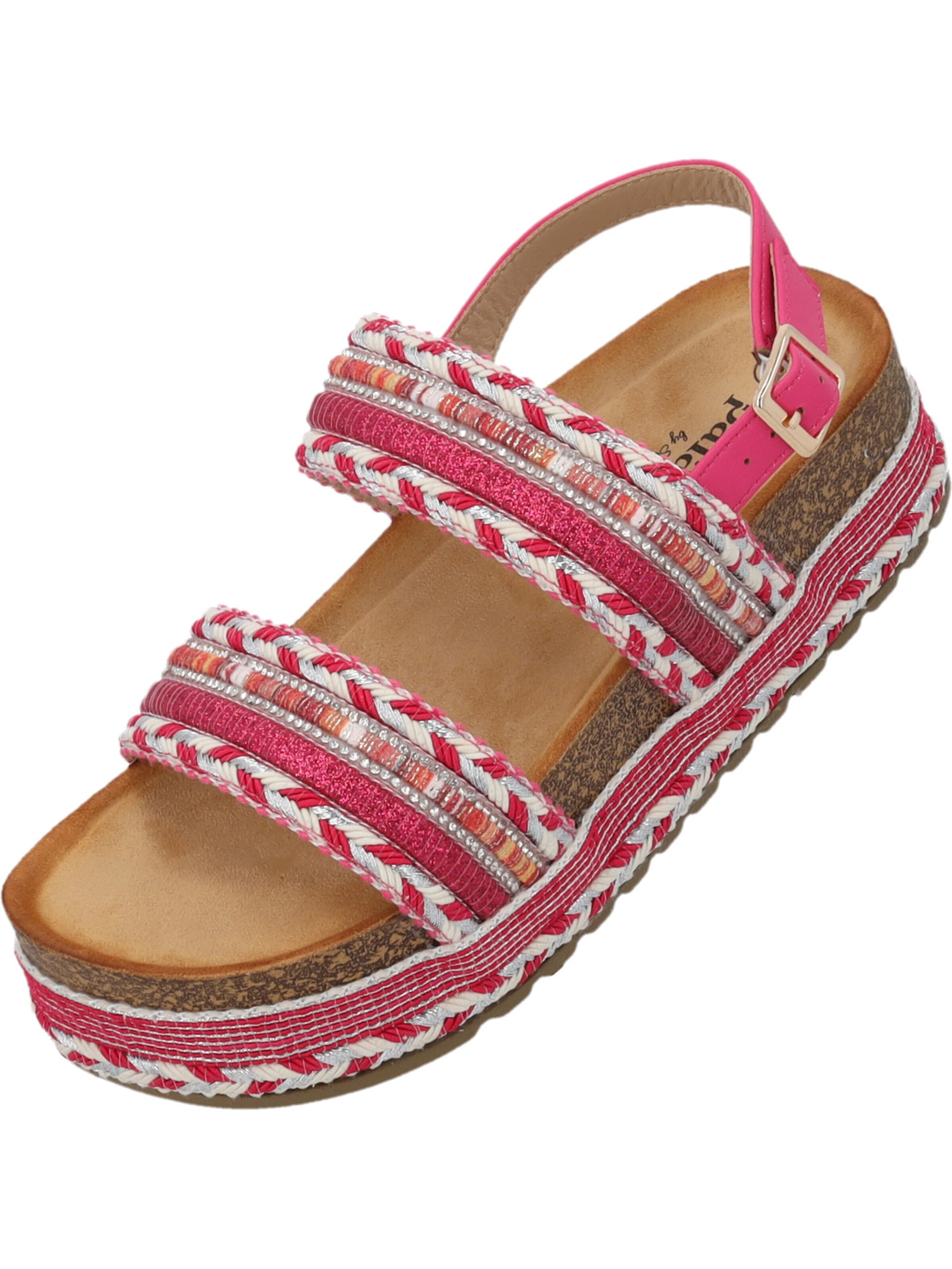 Palado by Sila Sahin Sandal 'Palado Aifate by Sila Sahin' in Pink: front
