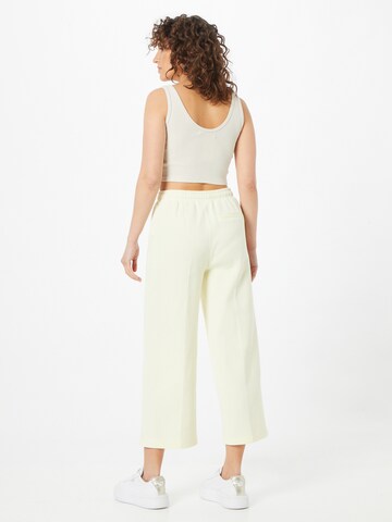 Calvin Klein Wide leg Broek in Beige