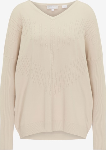 Usha Sweater in Beige: front