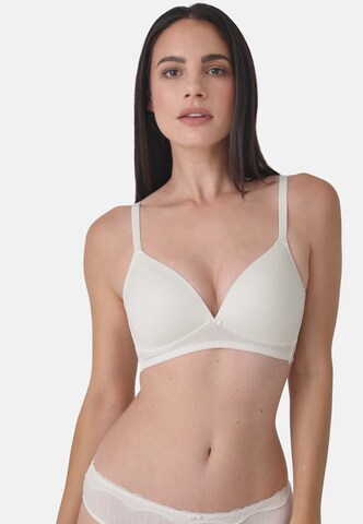 Classique Soutien-gorge 'Bamboo' sassa en beige : devant
